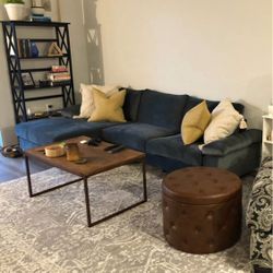 Blue Sectional Couch