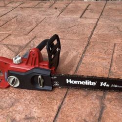 Homelite 14 inch electric chain saw 🔌