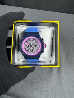 Invicta Racing Vaulthan Men’s Watch - 44mm, Blue, Pink (69656)