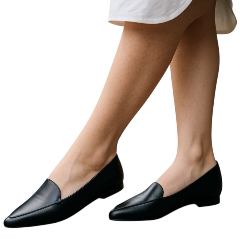 A New Day |Black Womens Loafer Flats Shoes Size: 8.5