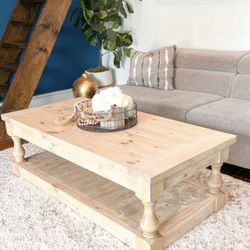 Custom coffee table farmhouse Wood  Modern Rustic Center Oval Set End Table Side Table  Storage Monastery Set Chest  Restoration hardware Carpenter