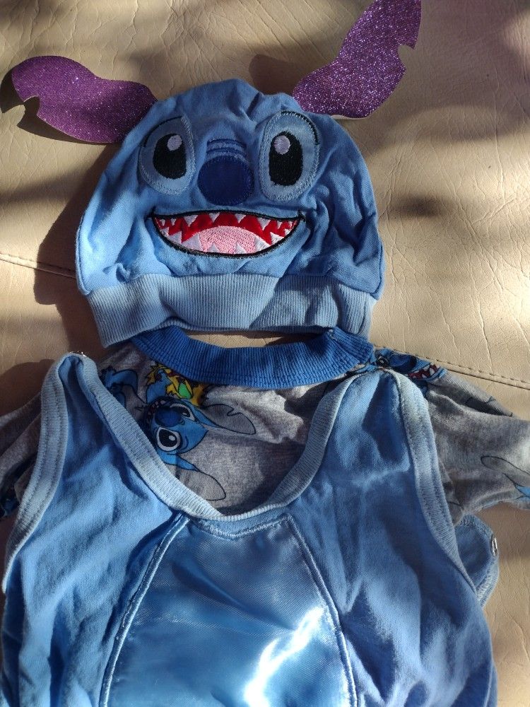 Baby Stitch Outfit And Blanket