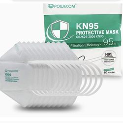 100  POWECOM KN-95 MASKS
