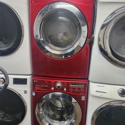 LG SET STEAM WASHER AND ELECTRIC DRYER 👌 