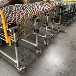 Expandable Flexible Gravity Roller Conveyor – Heavy Duty(2 Available)