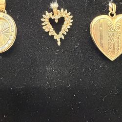 10k heart Pendant 