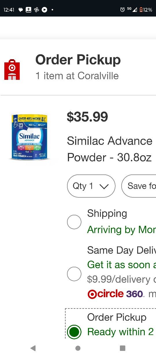 Blue Advanced Similac Good Through The Month Of January