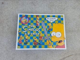 Simpsons chess set
