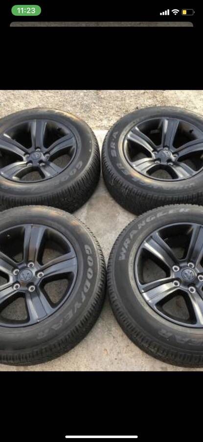 20” Dodge Ram rims and Tires 5x5.5 Lug Wheels Ram 1500 Sport 20s 20 ...