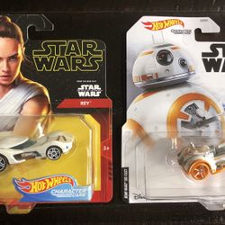 Hot Wheels Star Wars Rey and BB-8