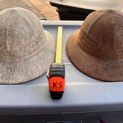 Pith Helmet Safari Hat Adjustable Unisex Both Hats, $40