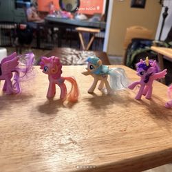 Lot Of Five My Little Pony Figures 7/22-1