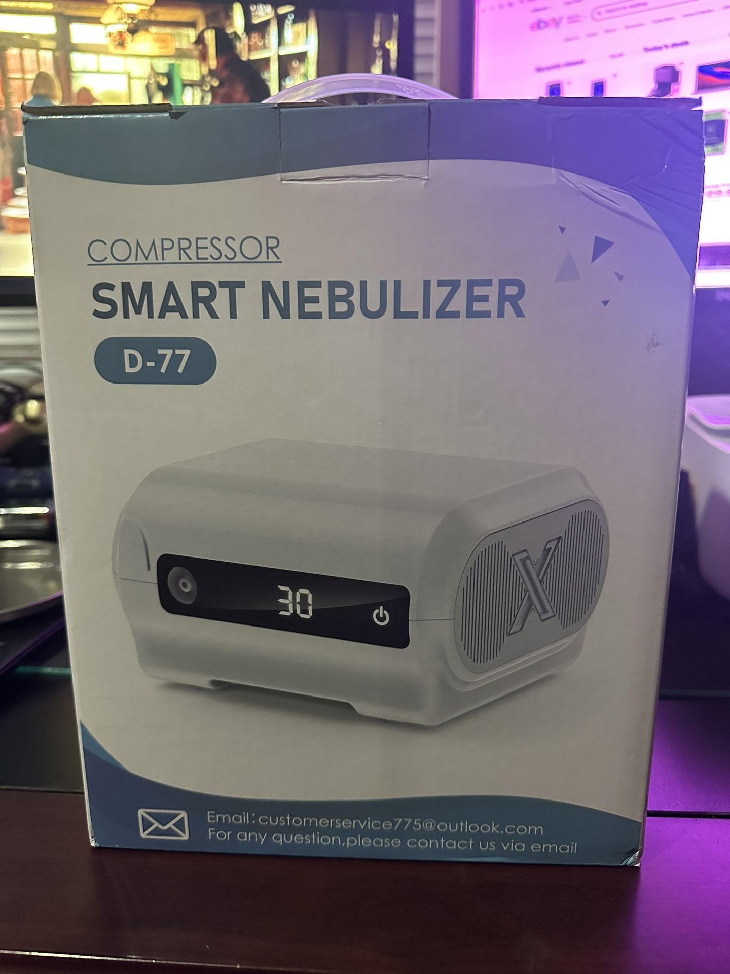 Smart Nebulizer, Digital Display Nebulizer Machine for Adults and Kids Open Box
