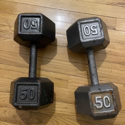 50lb Dumbell Pair