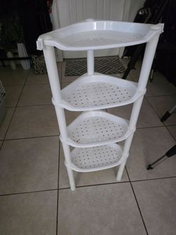 Corner shower caddy shelf