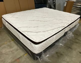 Never used # Brand new Mattress + Box Spring + bed frame| same Day Delivery 🚚 Mattress For Sale