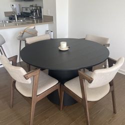 Arhaus Dupe Dining Table And Chairs