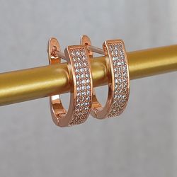 14K Gold Plated Hoops Earrings 