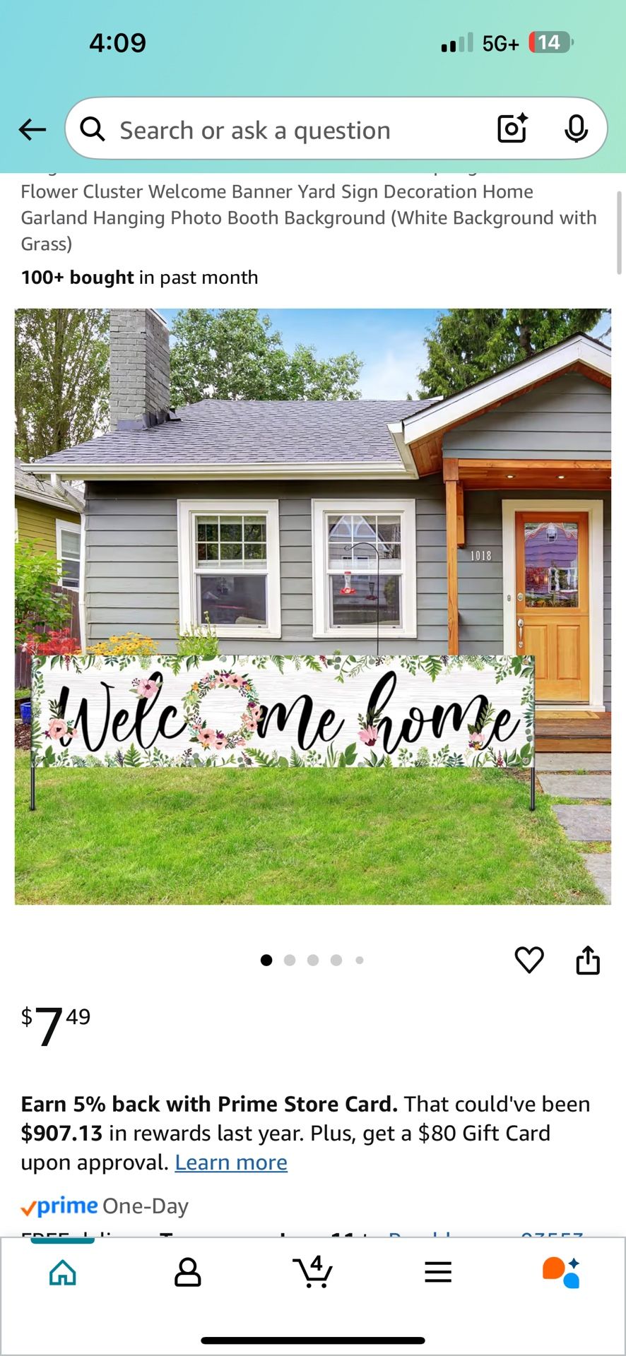 Welcome Home Banner