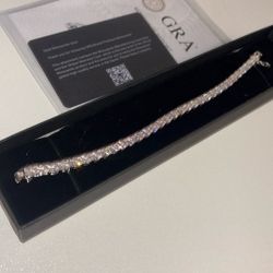 S925 7” Moissanite Tennis Bracelet