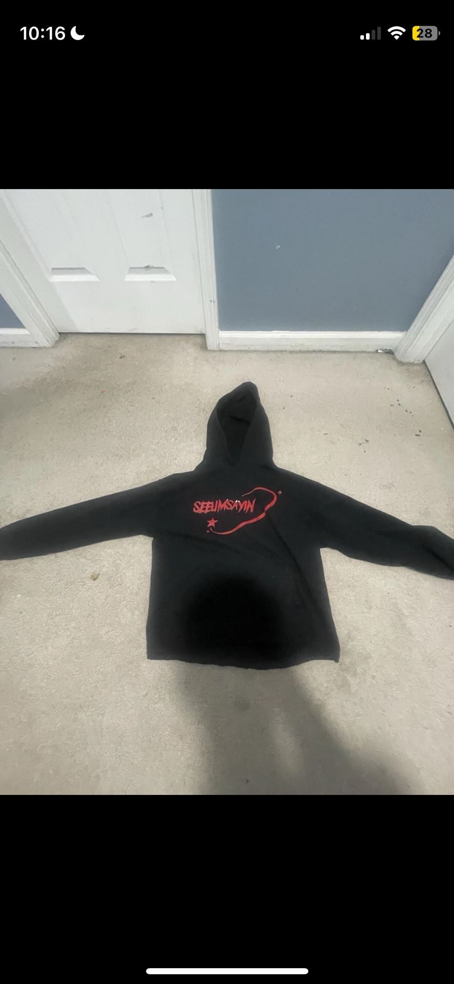 Designer (Seeumsayin) Male Cropped Hoodie