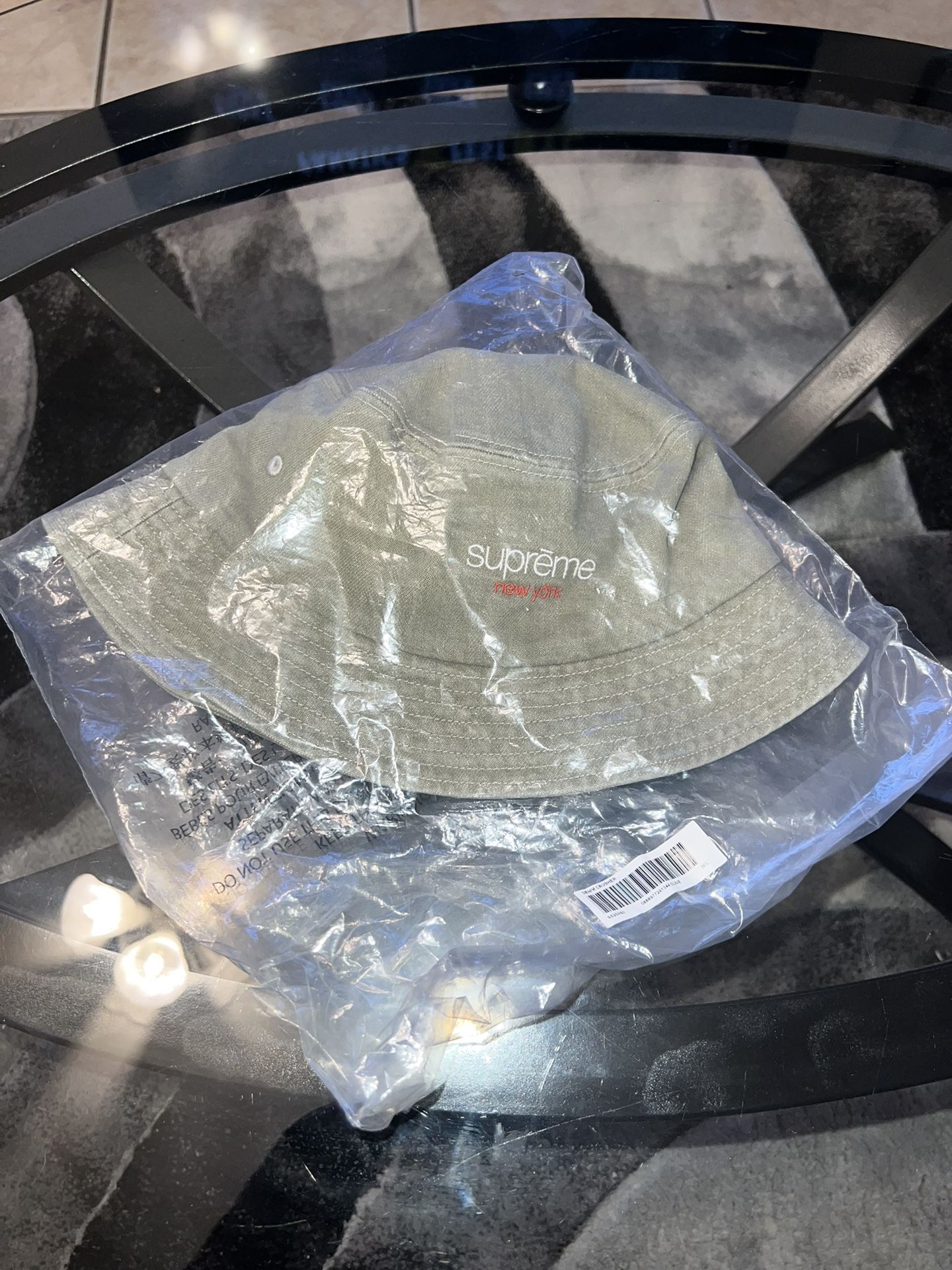Supreme olive Bucket Hat With Receipt