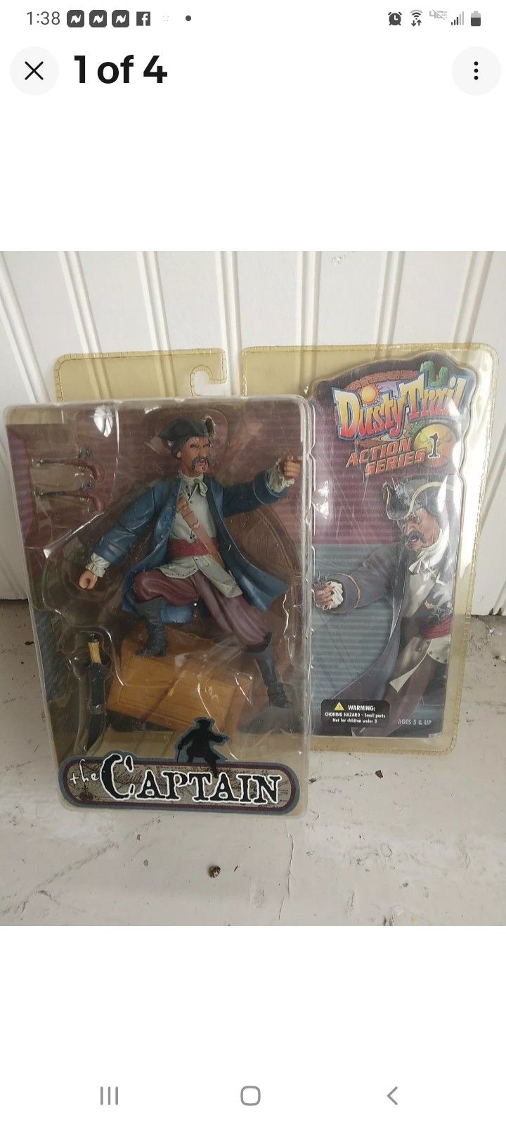 Dusty Trail Action Series 1 "The Captain " Action Figure