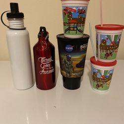 2 Bottles and 4 Cups.