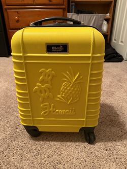 Hawaii Spirit Yellow Hard Shell Carry-On Luggage