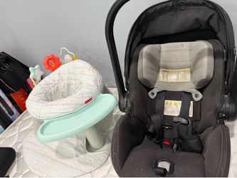 Baby car seat and sitter