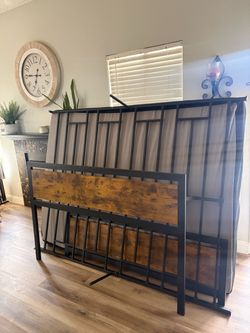 Queen therapeutic  bed & bed frame