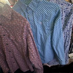 3 Long Sleeve Shirts 