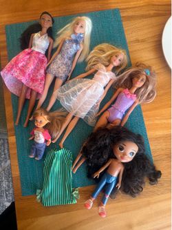Barbie, Gabby’s Dollhouse Doll and Little Cotton Candy Marisa