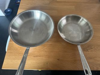 All Clad D3 8 inch and 10 inch Fry Pan Set