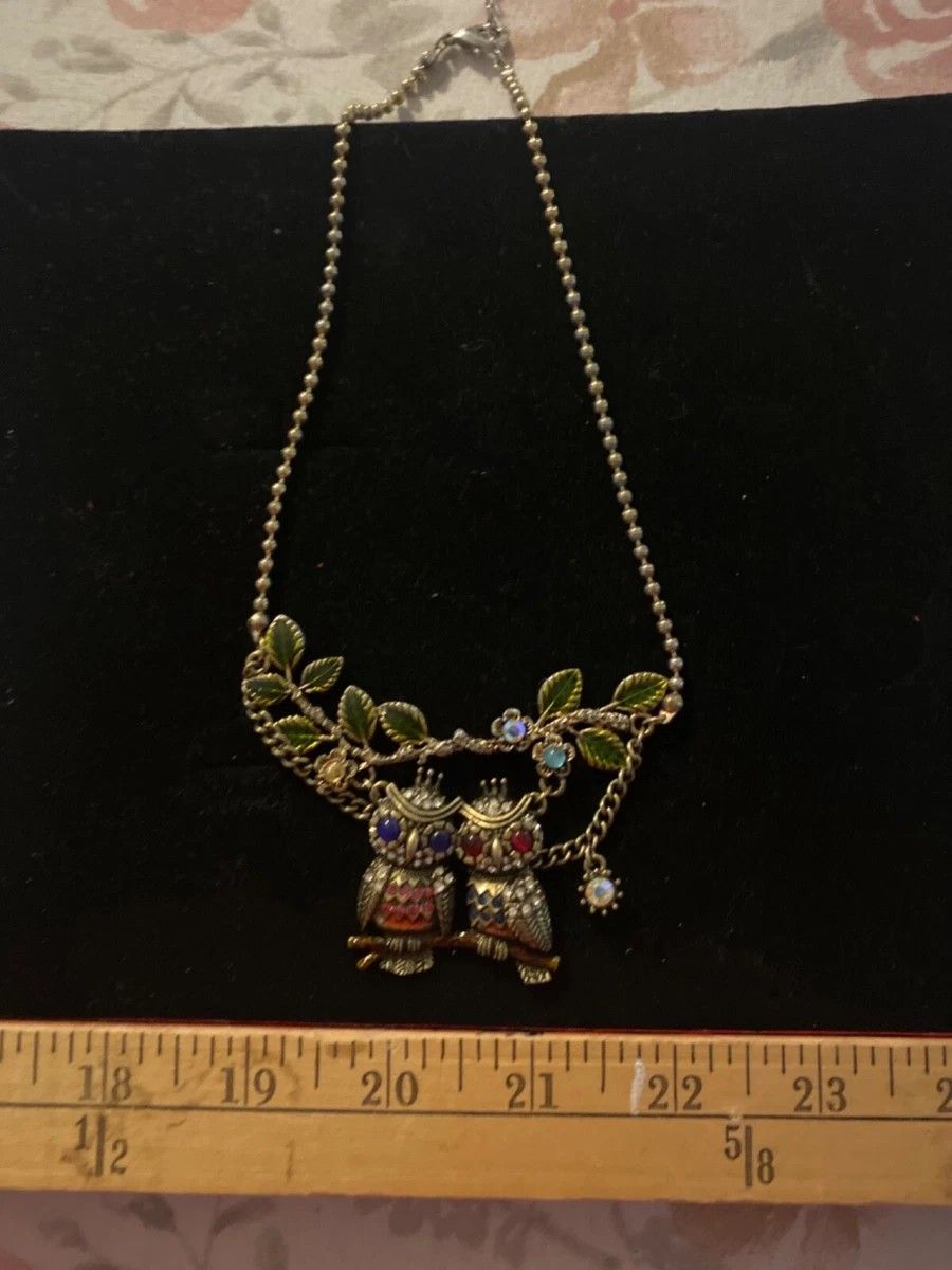 Betsey Johnson Owl Necklace