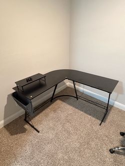 L-shaped desk