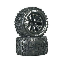 DURATRAX  Lockup MT 2.8 " 2WD Mounted 1/2" Offset Black (2) DTXC3510 