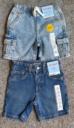 Cat & Jack Toddler Denim Shorts 2T – Set of 2