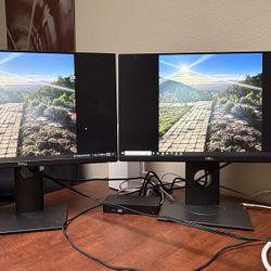 2 22” Monitors and Dell Docking Station