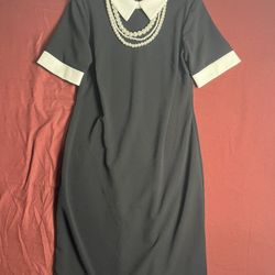 Shelby & Palmer-black & white Pearl  dress Size 