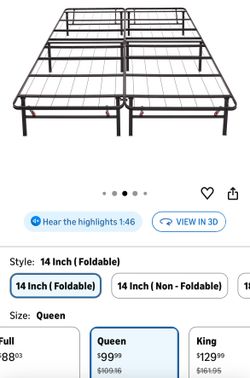Queen Metal Bed Frame