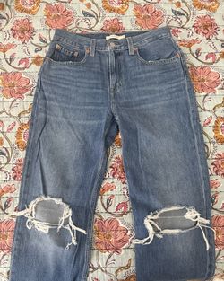 women’s levi’s low pro straight jeans