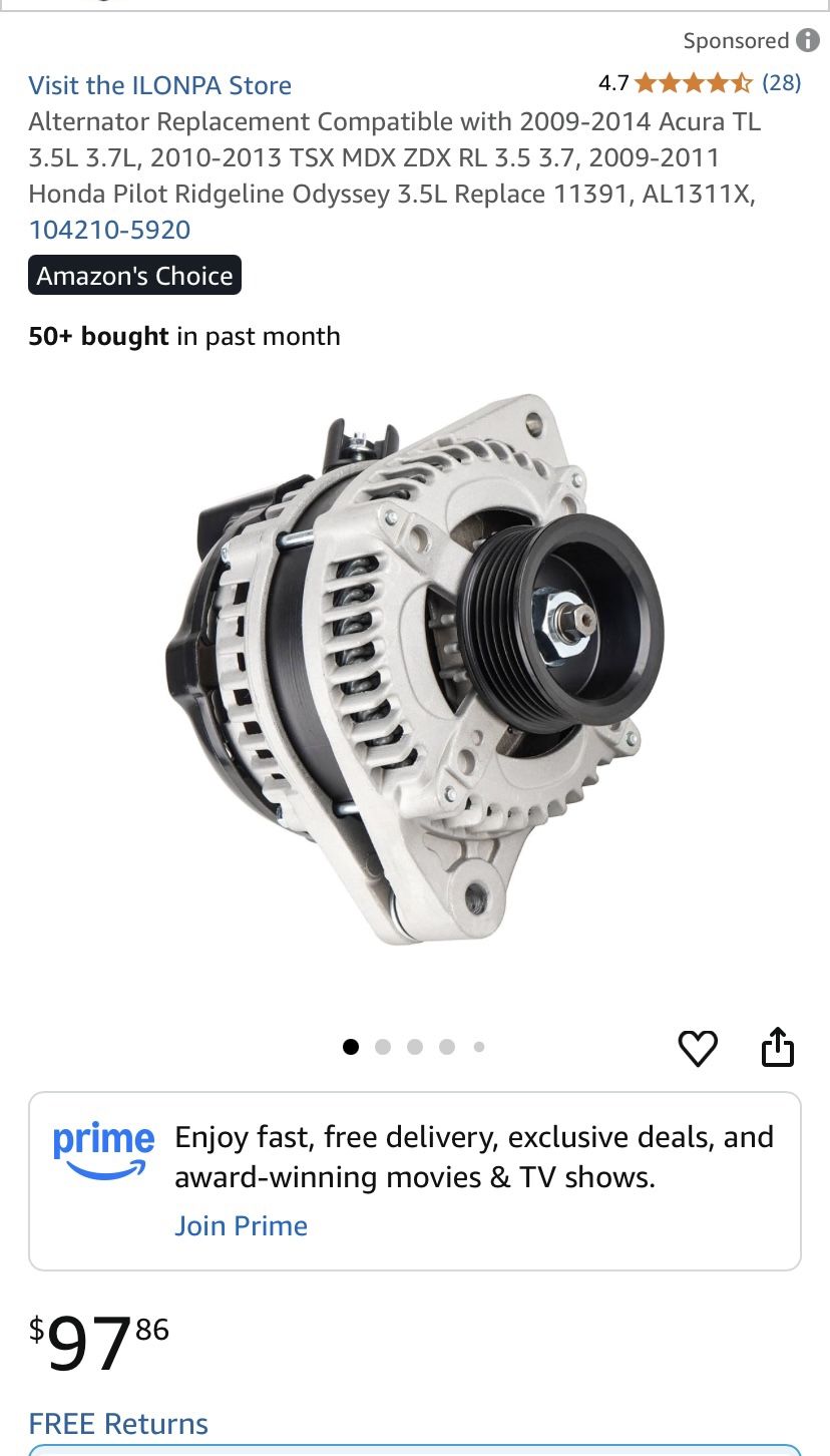 Alternator ( Brand New Still In Box ) Never Used !!!