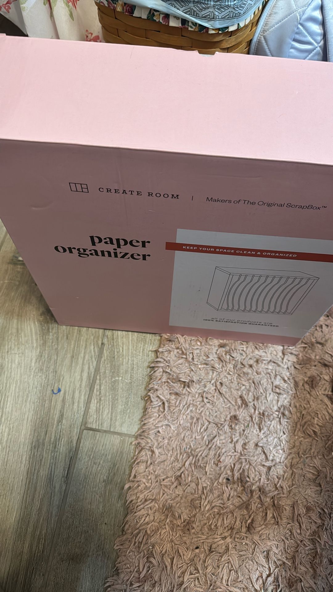 Create room paper organizer