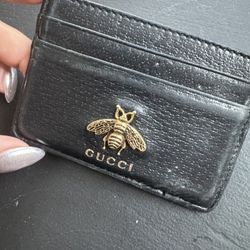 Authentic Gucci With the Bee Card Holder - USED