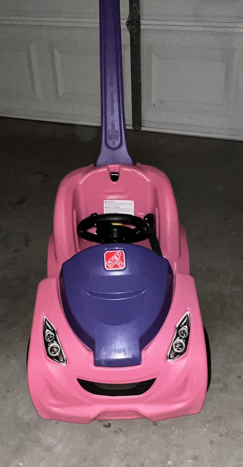 Pink Push Car