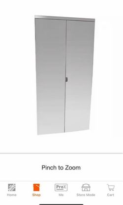 30x80 Bifold Mirror Doors Retail $578