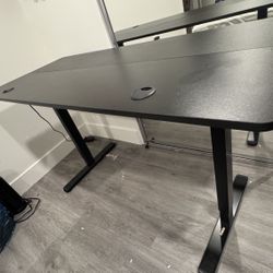 Electric Black Standing Desk For An Office Height Adjustable 
