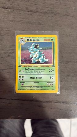 1999 Pokémon Nidoqueen 1st Edition Jungle Holo 7/64