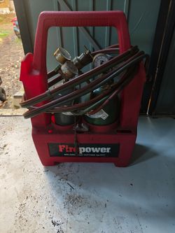 Fire Power cutting torch tote set